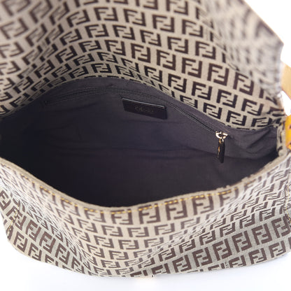 Fendi Zucchino Vitello Mama Baguette Mogano Panna Ocra 5 of 9