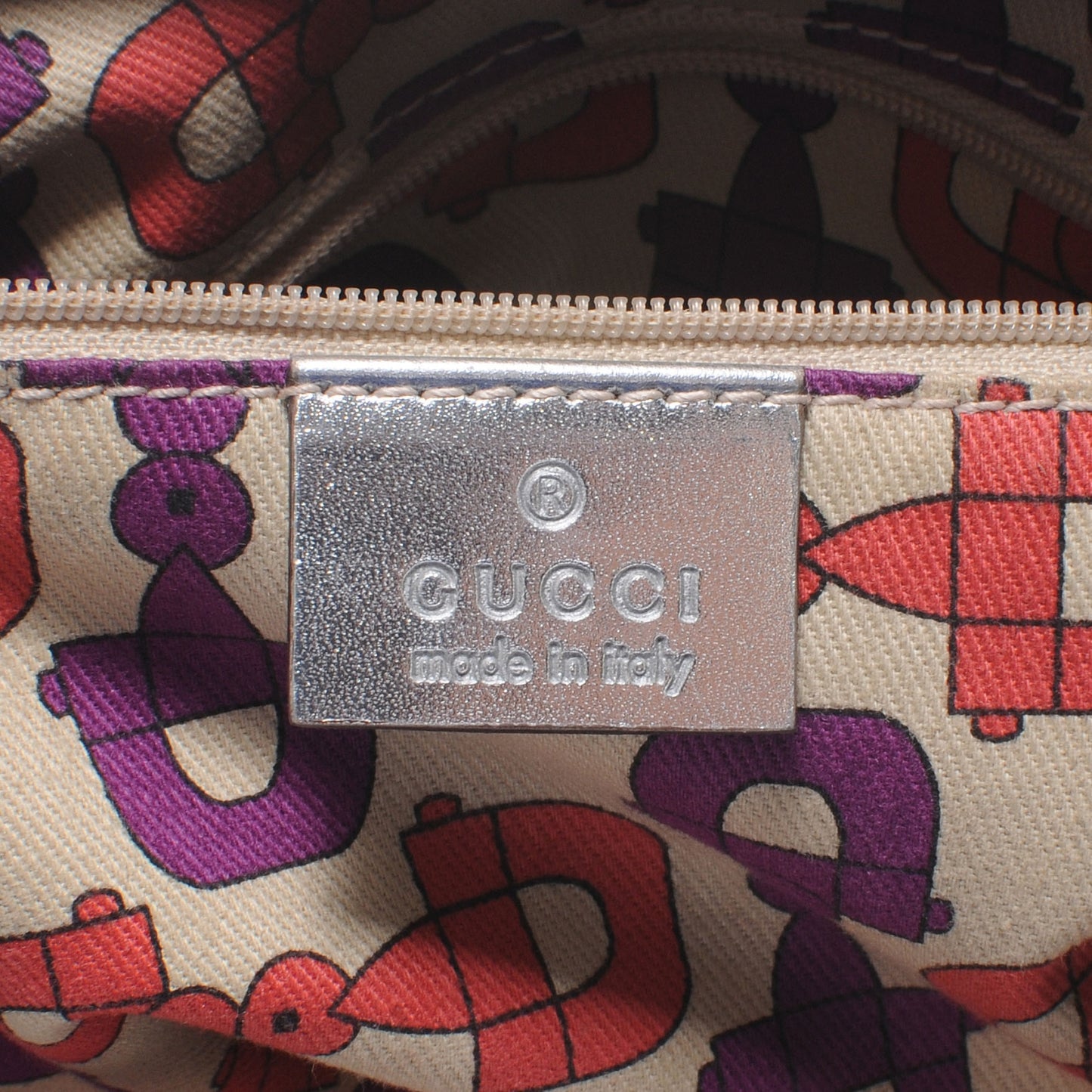 Guccissima Medium Abbey Shoulder Bag Silver