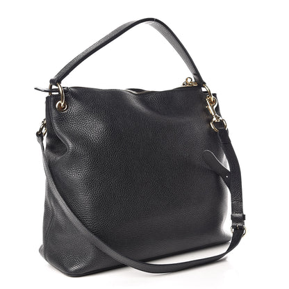 Gucci Pebbled Calfskin Large Soho Hobo Black 3 of 9