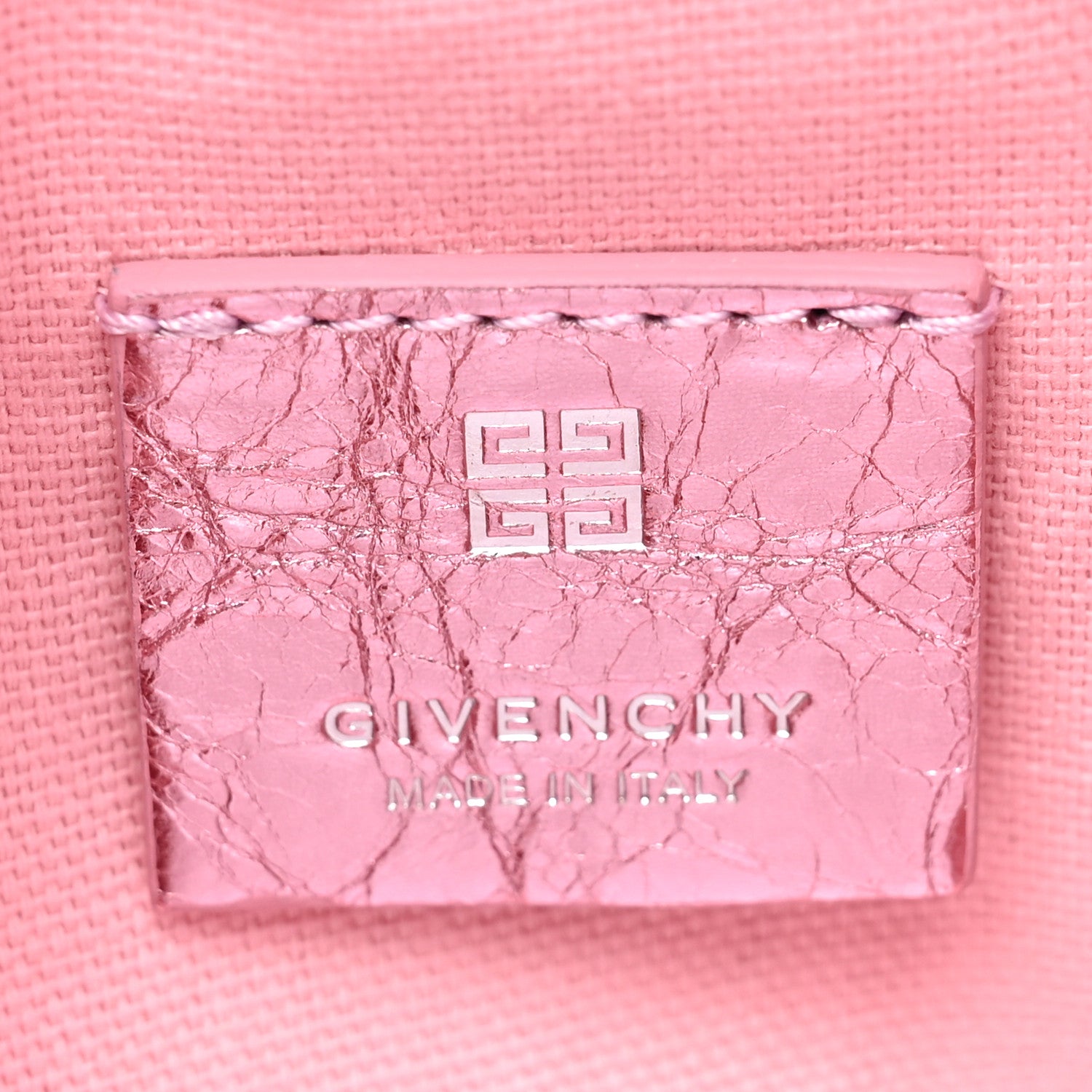 Givenchy Metallic Calfskin Mini Voyou Bag Silk Pink 6 of 8