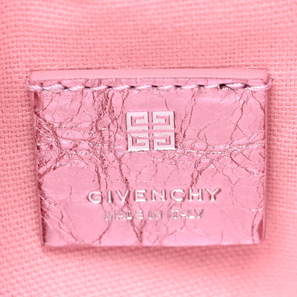 Givenchy Metallic Calfskin Mini Voyou Bag Silk Pink 6 of 8