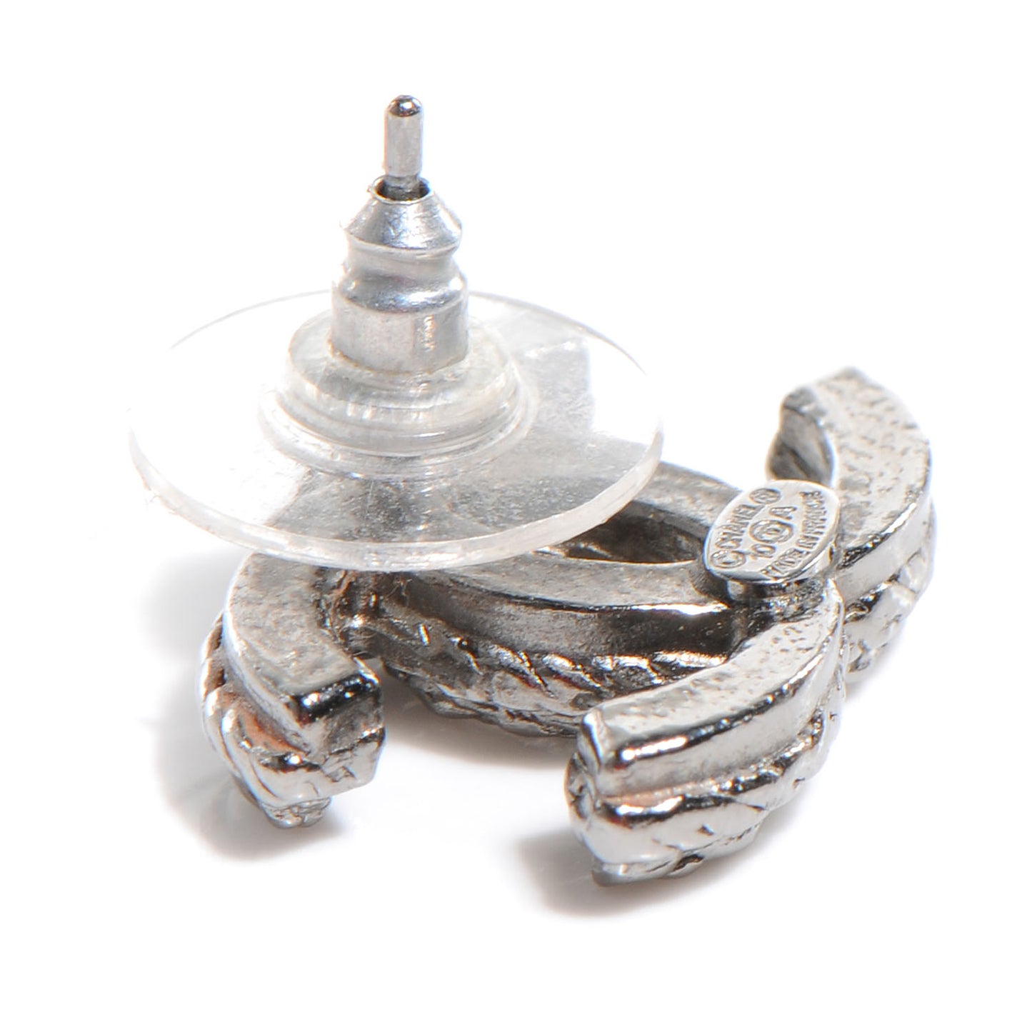 CC Logo Earrings Silver