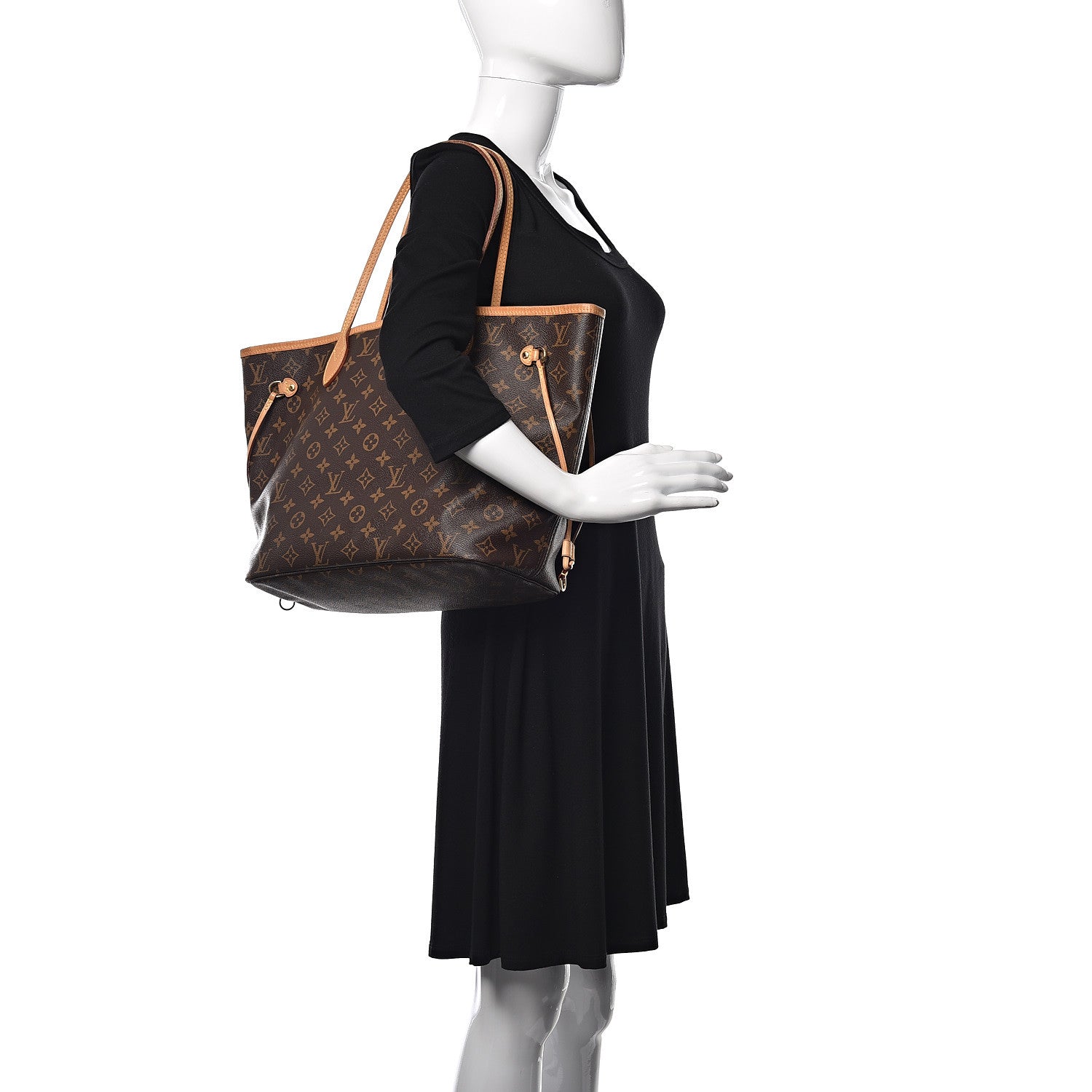 Louis Vuitton Monogram Neo Neverfull MM Fuchsia 2 of 13