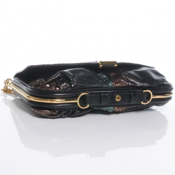 Python Arad Clutch Bag
