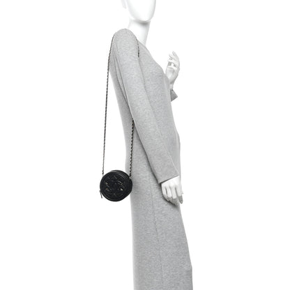 Chanel Caviar Quilted Round Filigree Crossbody Black 2 of 13