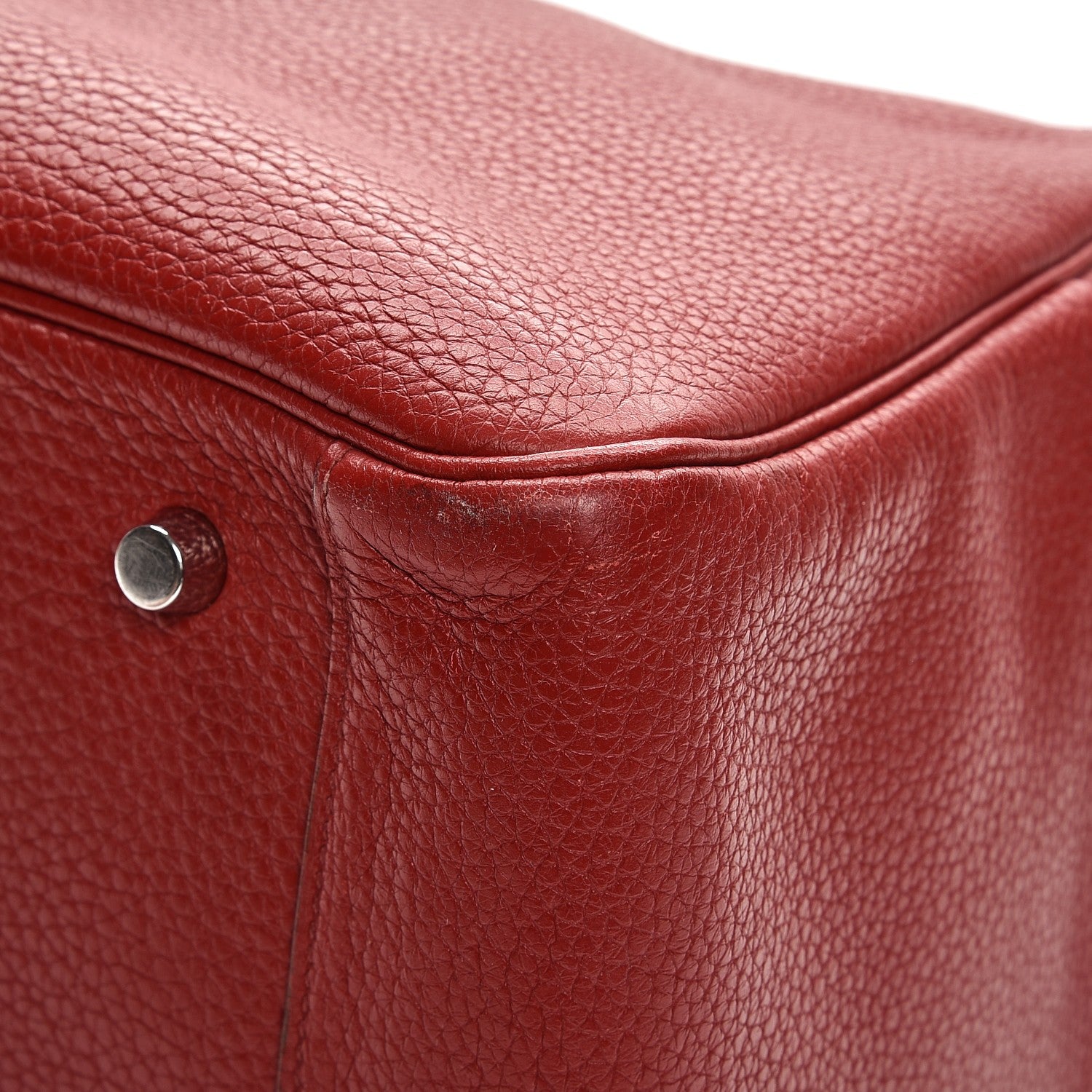 Hermes Taurillon Clemence Lindy 34 Rouge Garance 13 of 13