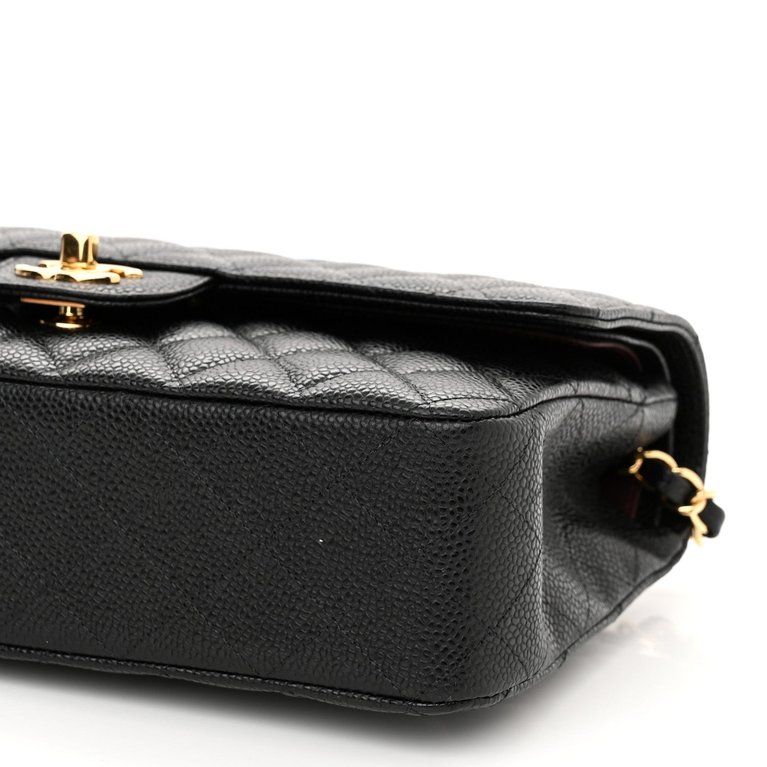 Chanel Caviar Quilted Medium Double Flap Black 9 of 9
