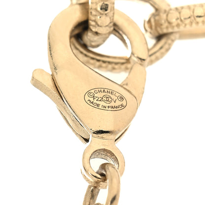 Chanel Pearl CC 100th Anniversary Necklace Light Gold 5 of 5