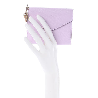 Christian Dior Bullcalf Diorissimo Medium Envelope Wallet Lilac 2 of 9