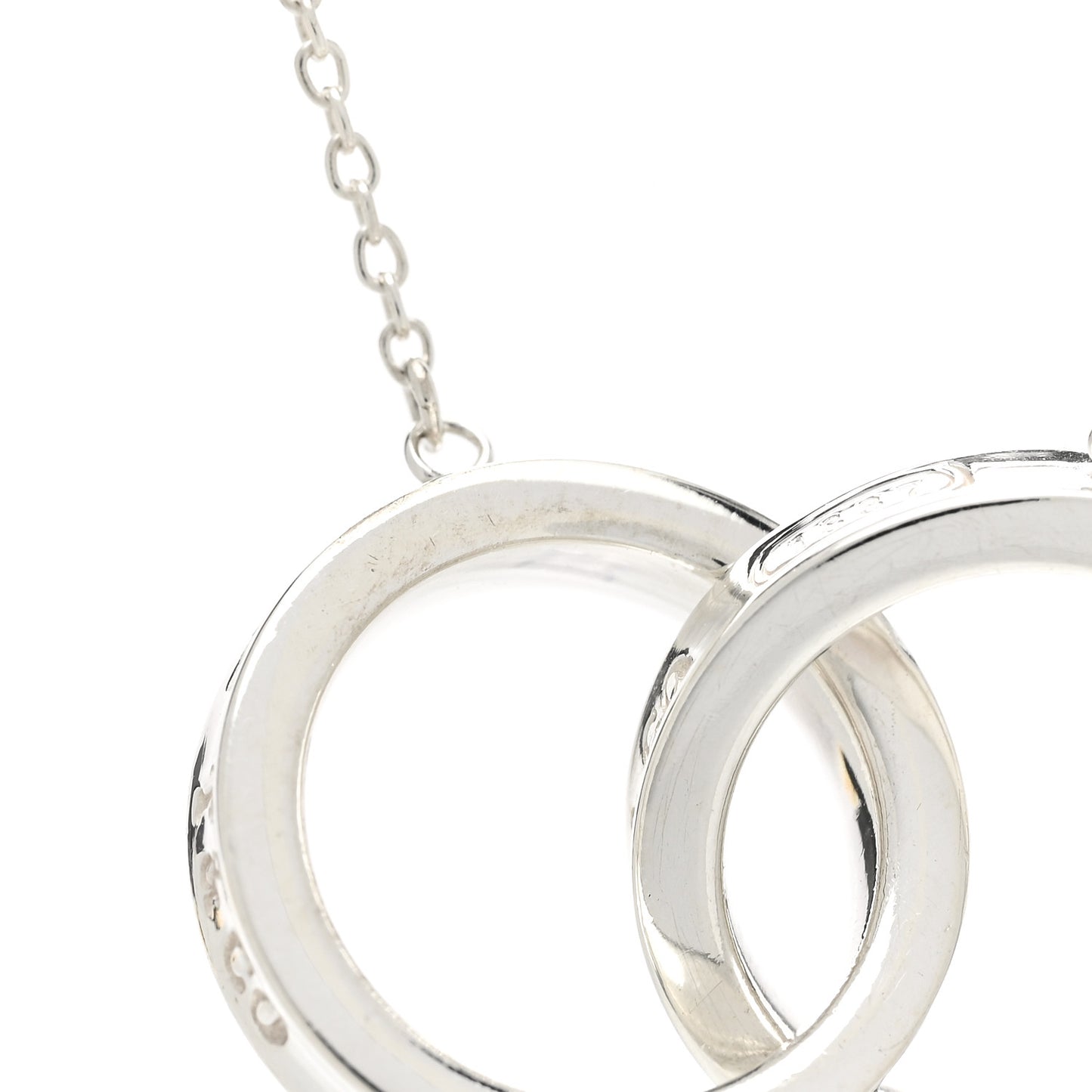 Sterling Silver 1837 Interlocking Circles Pendant Necklace