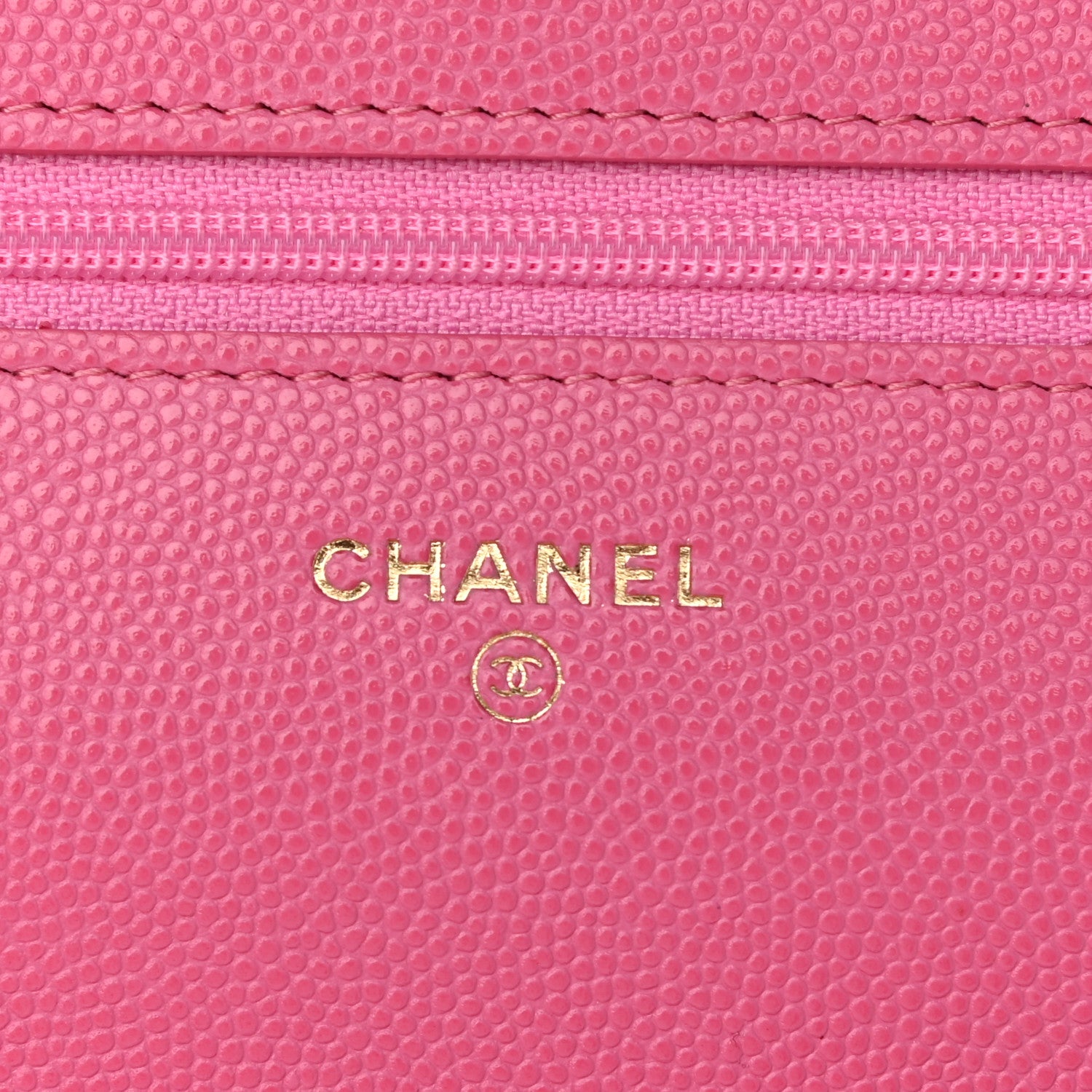 Chanel Caviar Quilted Wallet On Chain WOC Pink 6 of 12