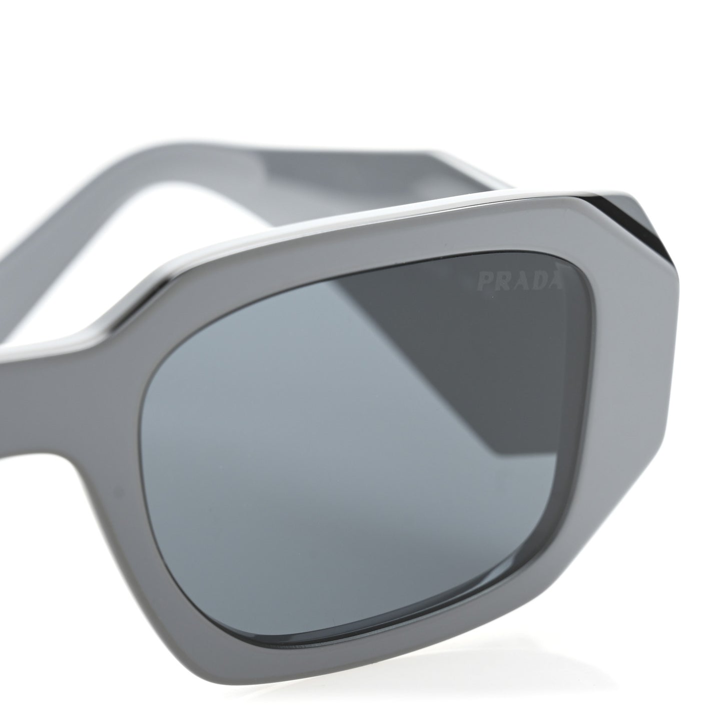 Acetate Symbole Sunglasses SPR 17W Dark Grey