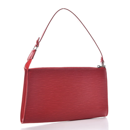 Louis Vuitton Epi Pochette Accessories 24 Rouge 3 of 14