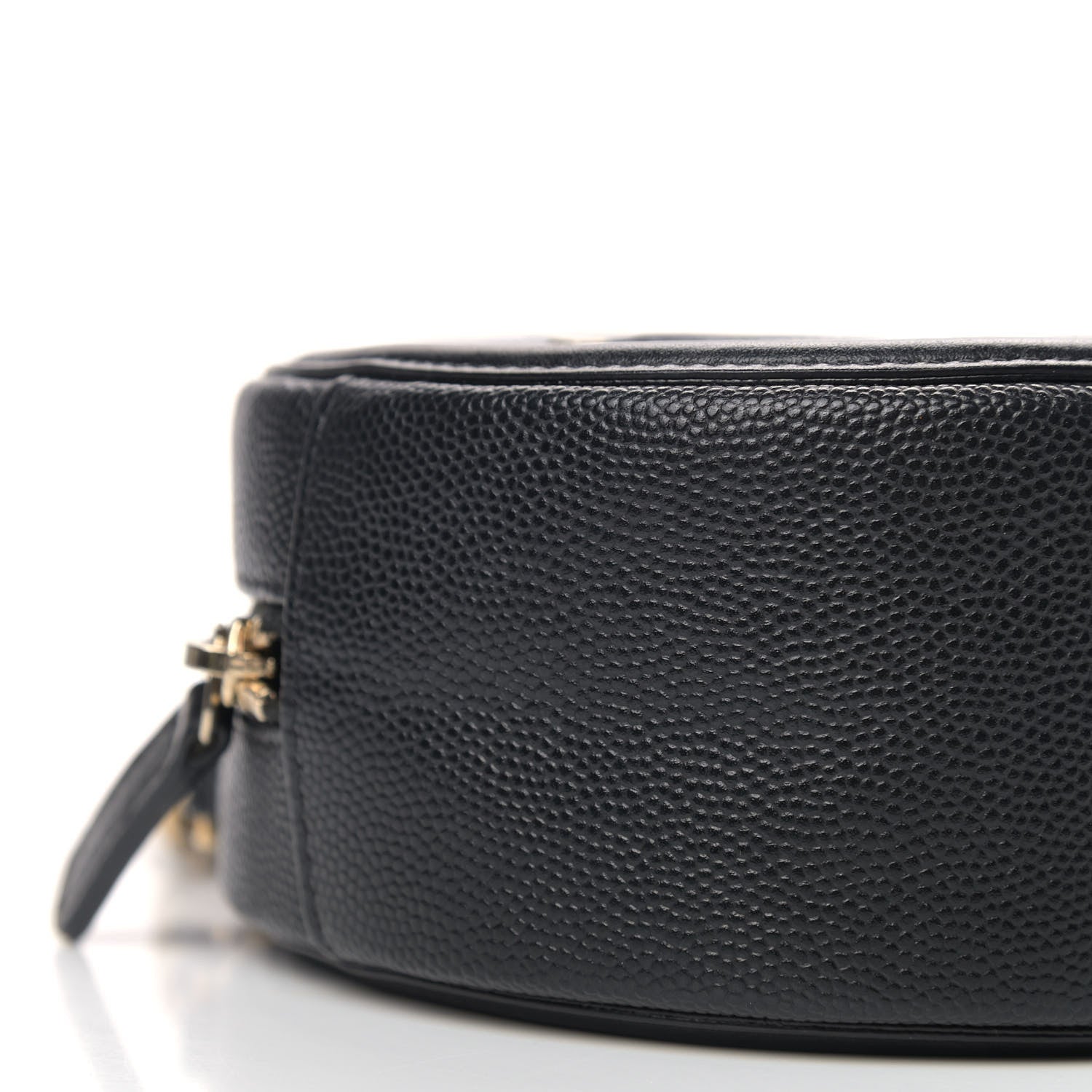 Chanel Caviar Quilted Round Filigree Crossbody Black 9 of 10