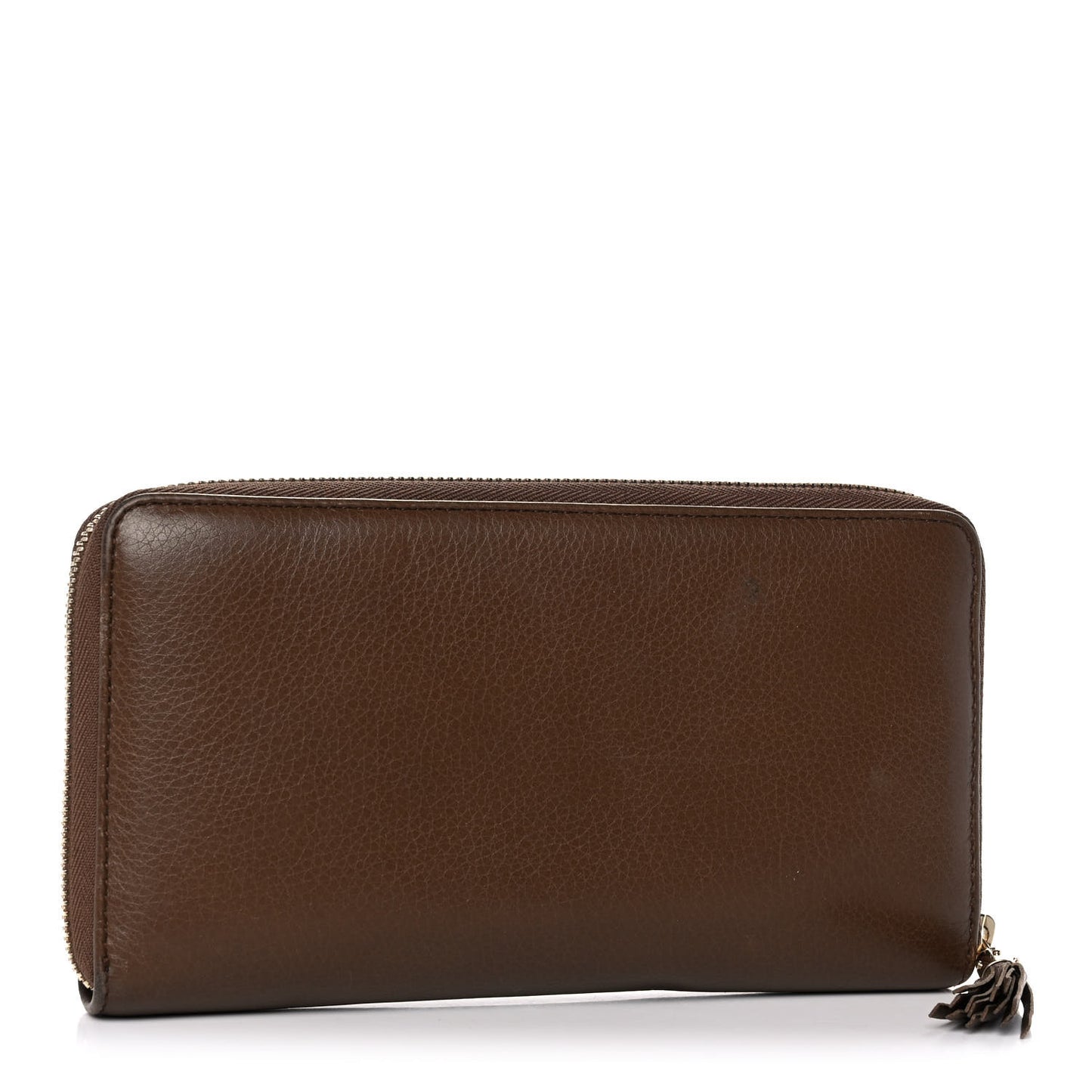 Cellarius Calfskin Soho Zip Around Organizer Wallet Acero