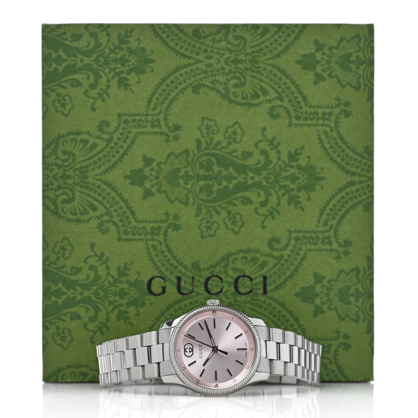 Stainless Steel Diamond 29mm G-Timeless Quartz Watch Pink