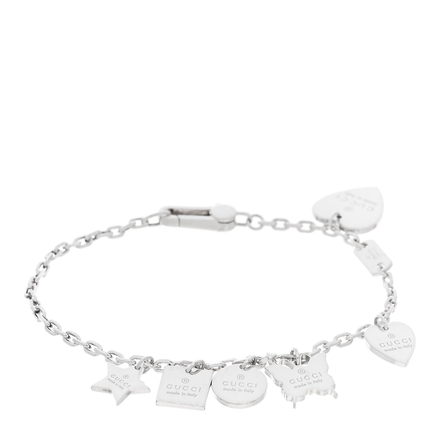 Sterling Silver Trademark Charm Bracelet