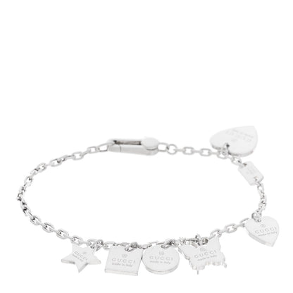 Gucci Sterling Silver Trademark Charm Bracelet 1 of 4