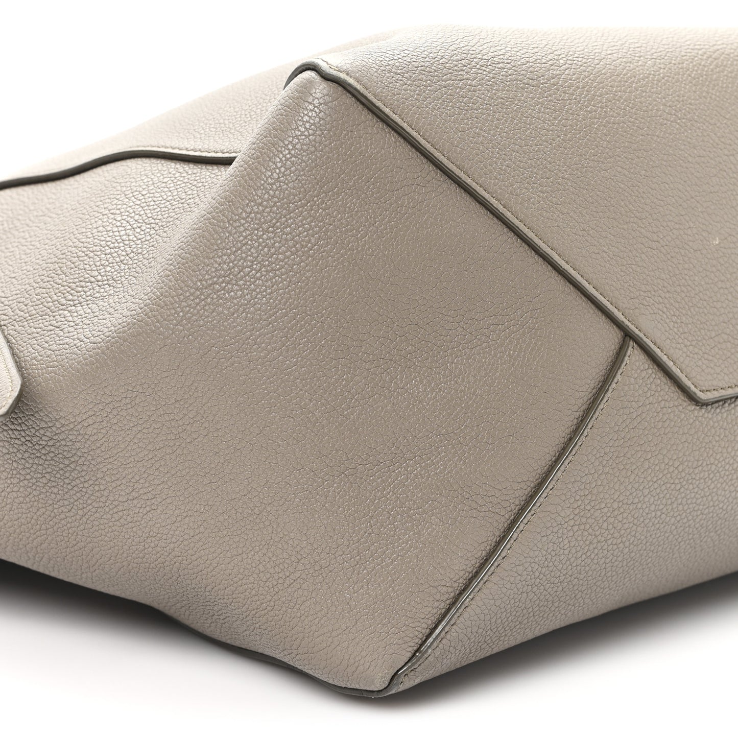 Soft Grained Calfskin Small Belt Cabas Phantom Taupe