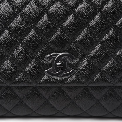 Chanel Caviar Quilted Small Coco Handle Flap So Black 11 of 11