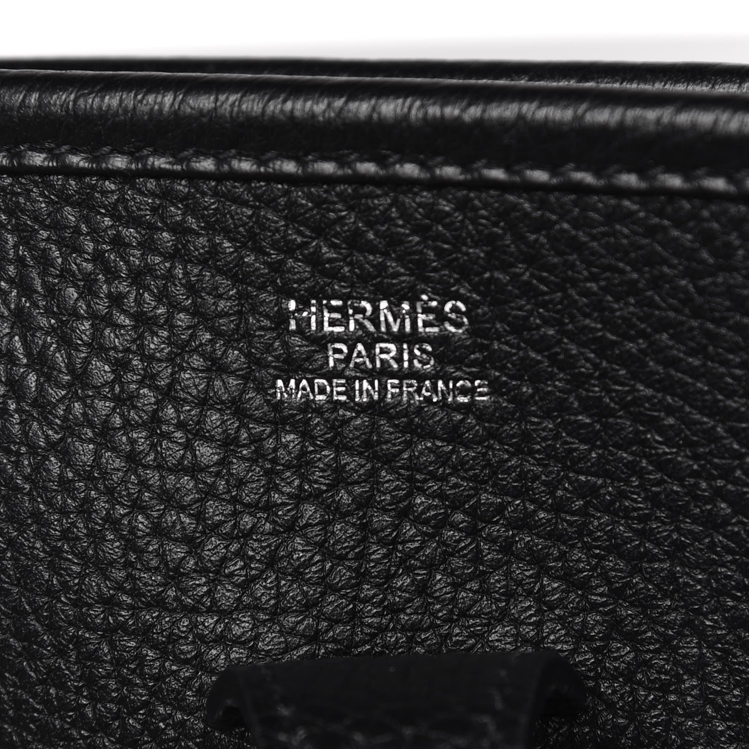 Hermes Taurillon Clemence Evelyne III PM Black 6 of 11