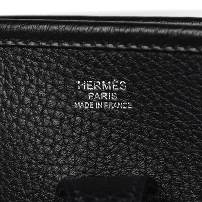Hermes Taurillon Clemence Evelyne III PM Black 6 of 11