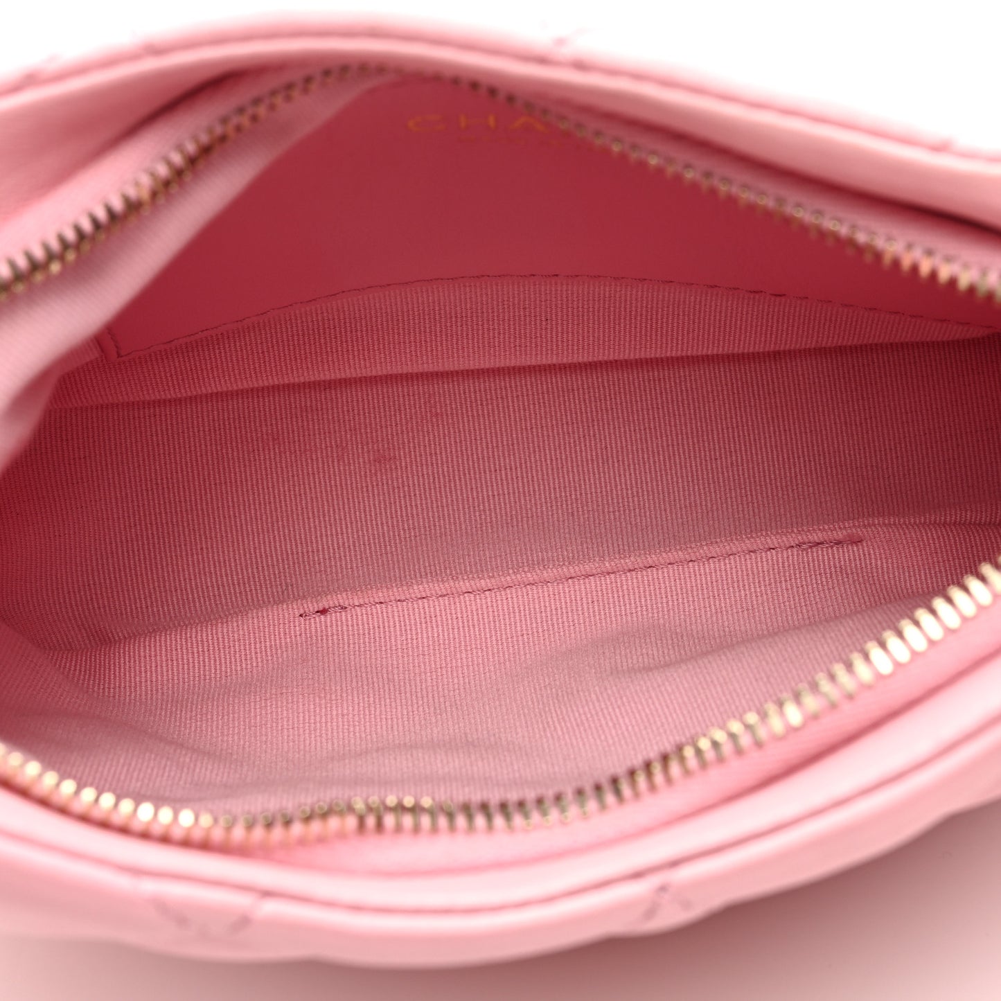 Lambskin Quilted CC Links Hobo Light Pink