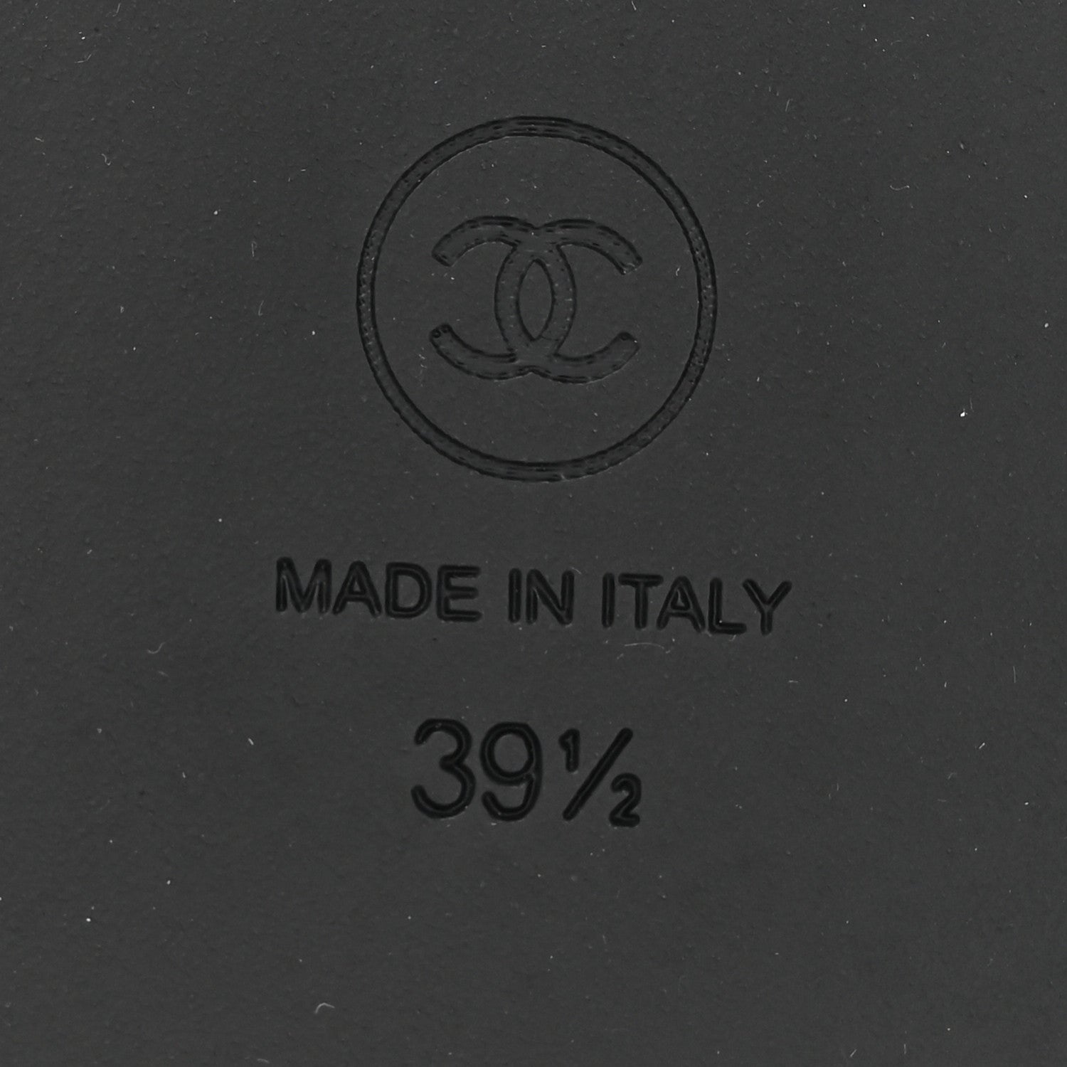 Chanel Glittered Tweed Lambskin Dad Sandals 39.5 Black White 6 of 9