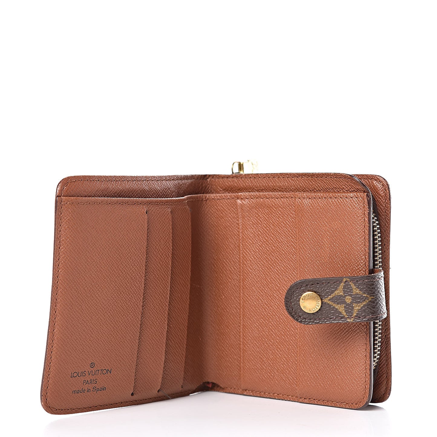 Monogram Compact Zippe Zipped Wallet