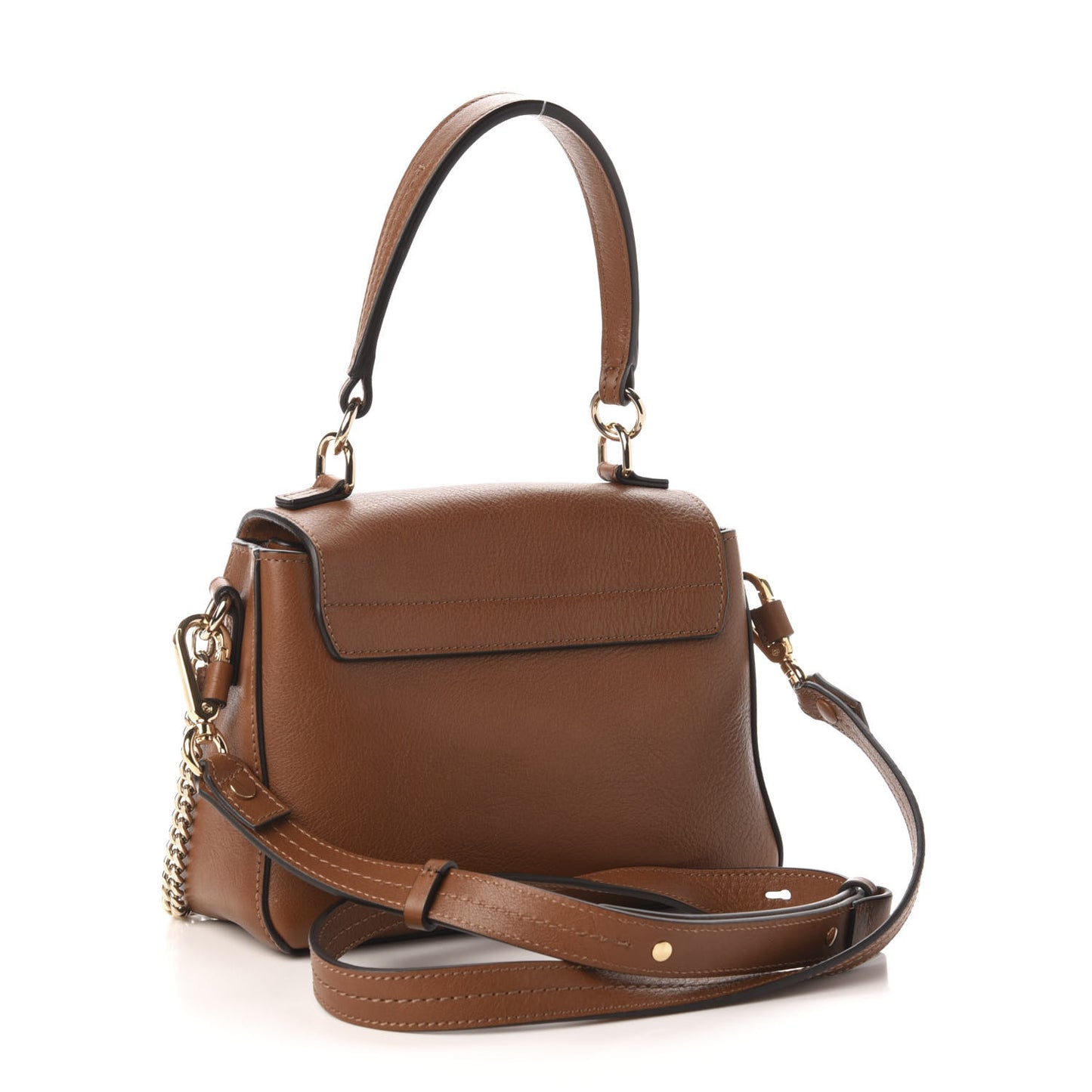 Calfskin Mini Faye Day Shoulder Bag Tan