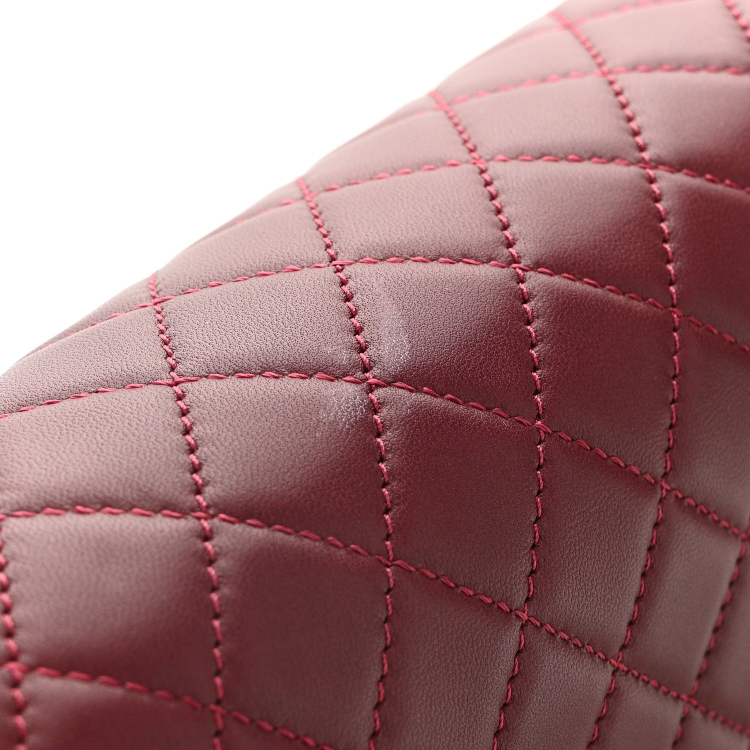 Chanel Lambskin Quilted New Medium Boy Flap Dark Red 12 of 13