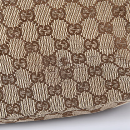 Gucci Monogram Large New Ladies Web Hobo Dark Brown 11 of 16