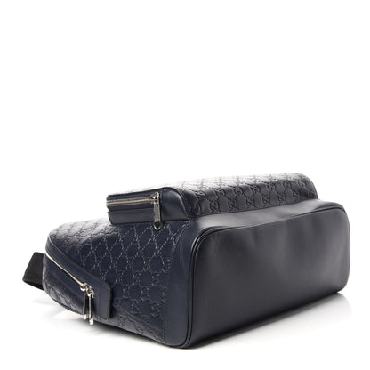 Gucci Guccissima Signature Day Backpack Blue 4 of 10