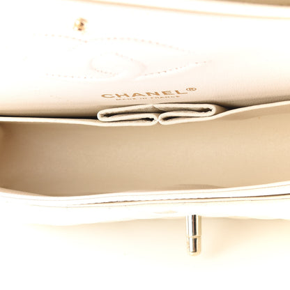 Chanel Caviar Quilted Medium Double Flap White 4 of 12