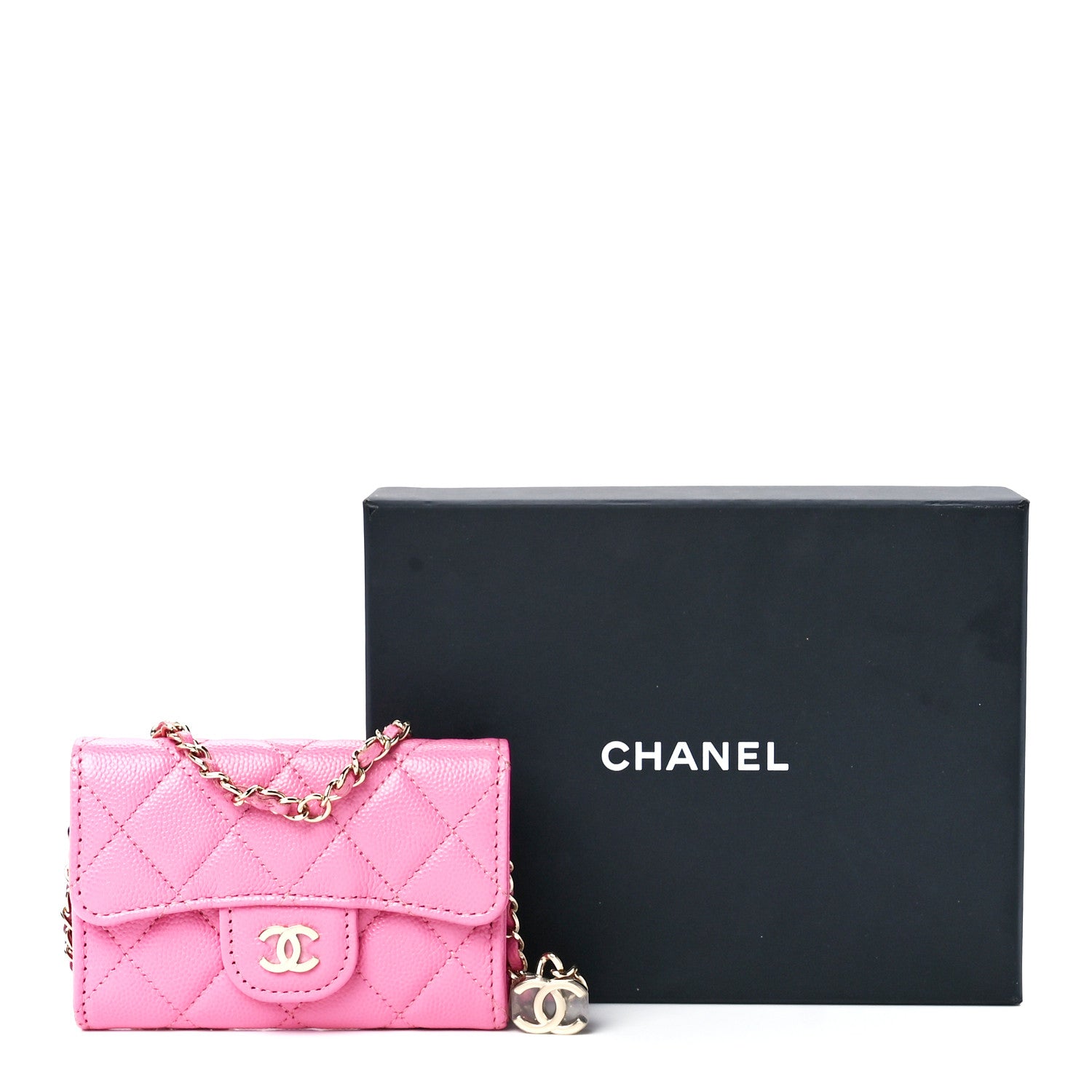 Chanel Caviar Quilted Belt Bag Pink 11 of 11