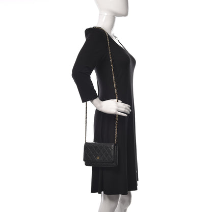 Chanel Caviar Quilted Wallet On Chain WOC Black 2 of 15