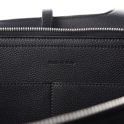 Celine Baby Grained Calfskin Medium Tri-Fold Bag Black 7 of 9