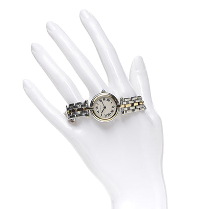 Cartier Stainless Steel 18K Yellow Gold 24mm Panthere Vendome Quartz Watch 2 of 6