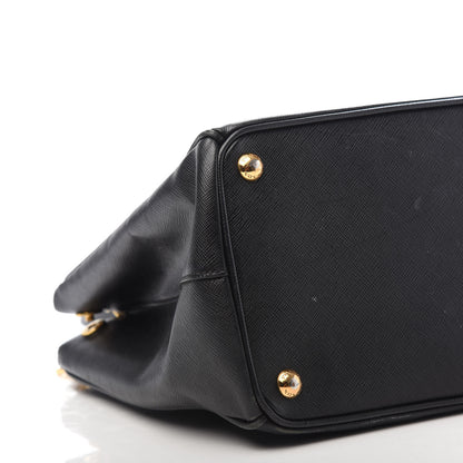 Prada Saffiano Large Galleria Double Zip Tote Black 8 of 9