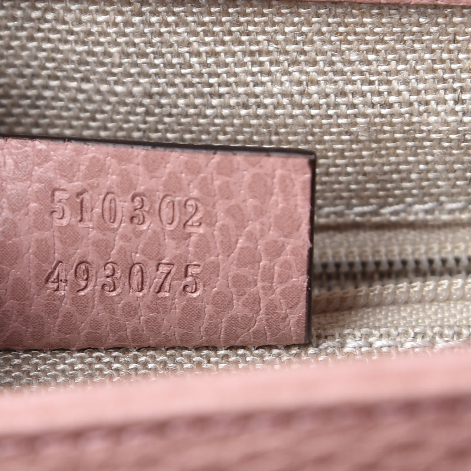 Gucci Dollar Calfskin Interlocking G Top Handle Shoulder Bag Soft Pink 7 of 8