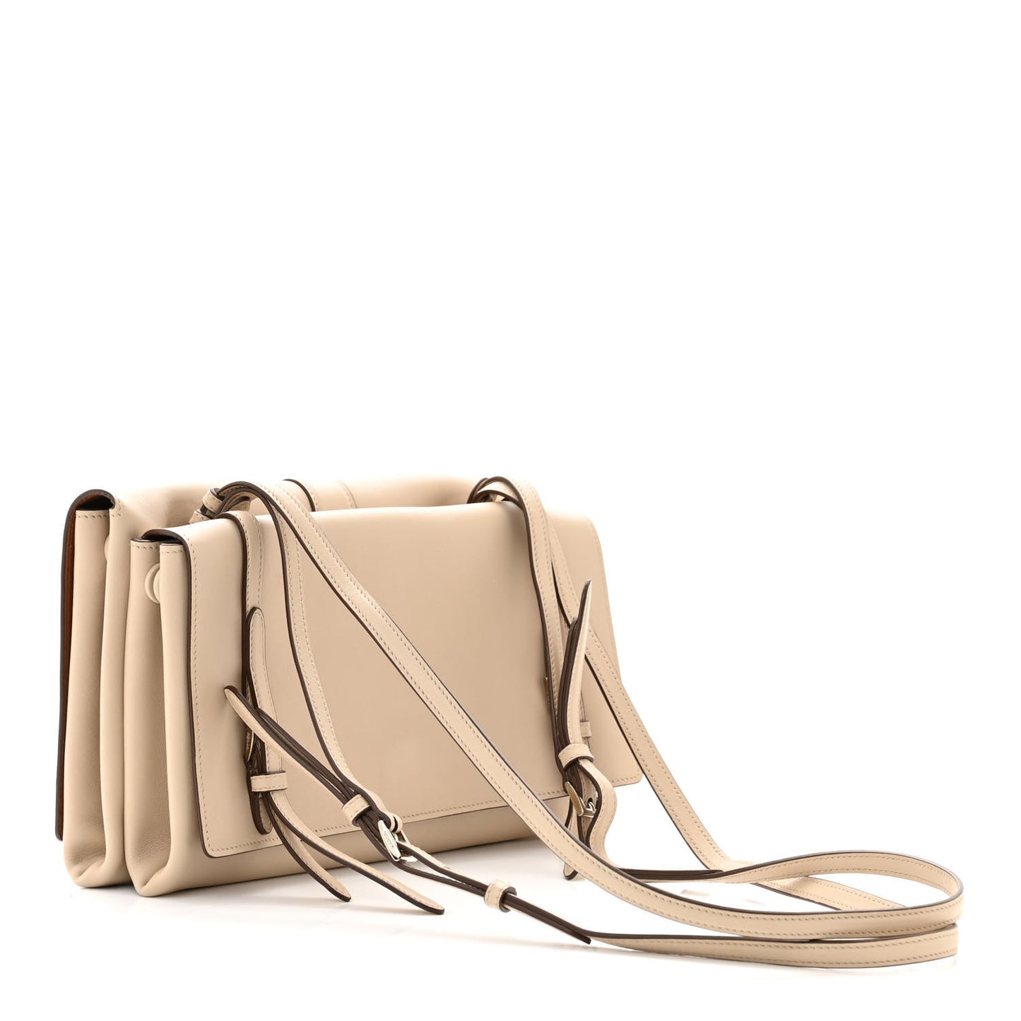 Vitello Soft Chain Shoulder Bag Cipria