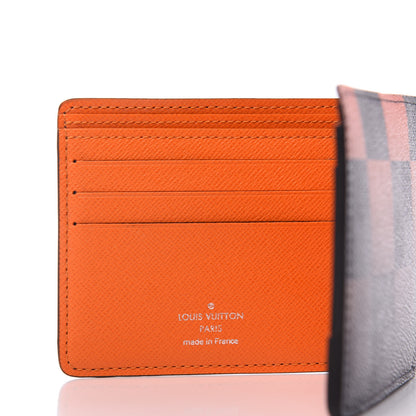 Louis Vuitton Damier Graphite Giant Orange Multiple Wallet 6 of 8