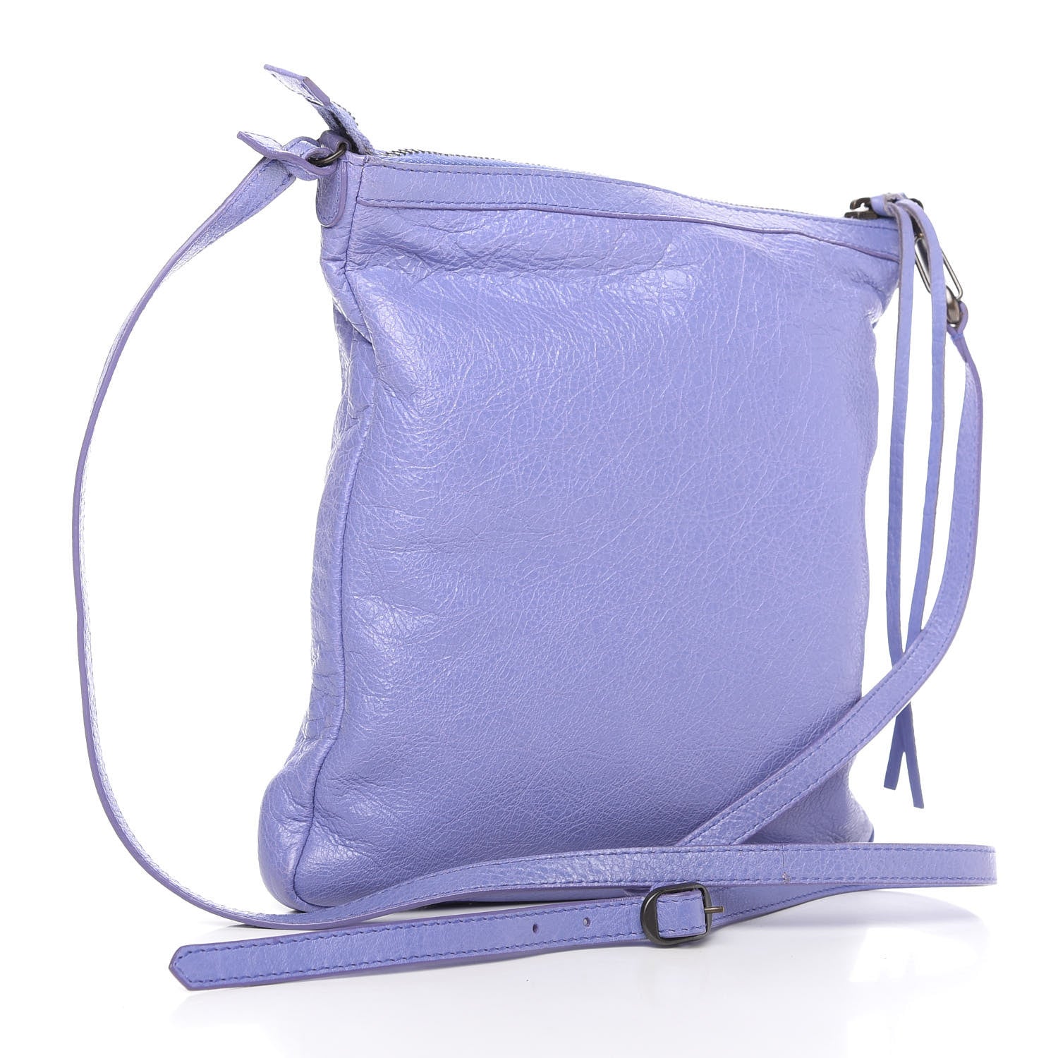 Balenciaga Agneau Classic Hardware Flat Crossbody Mauve 3 of 9