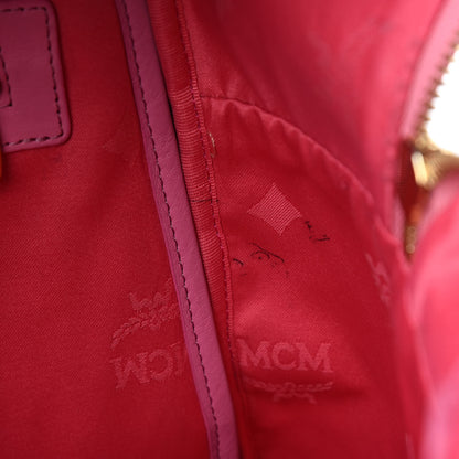 MCM Visetos Medium Sprinkle Stud Stark Backpack Pink 20 of 21