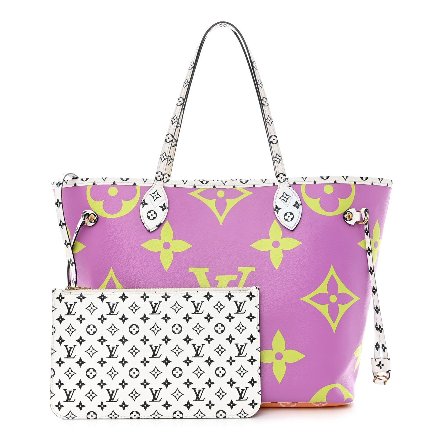 Monogram Giant Neverfull MM Pink Lilac