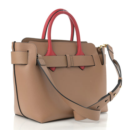 Burberry Soft Grain Calfskin Small Belt Bag Camel Red 3 of 15