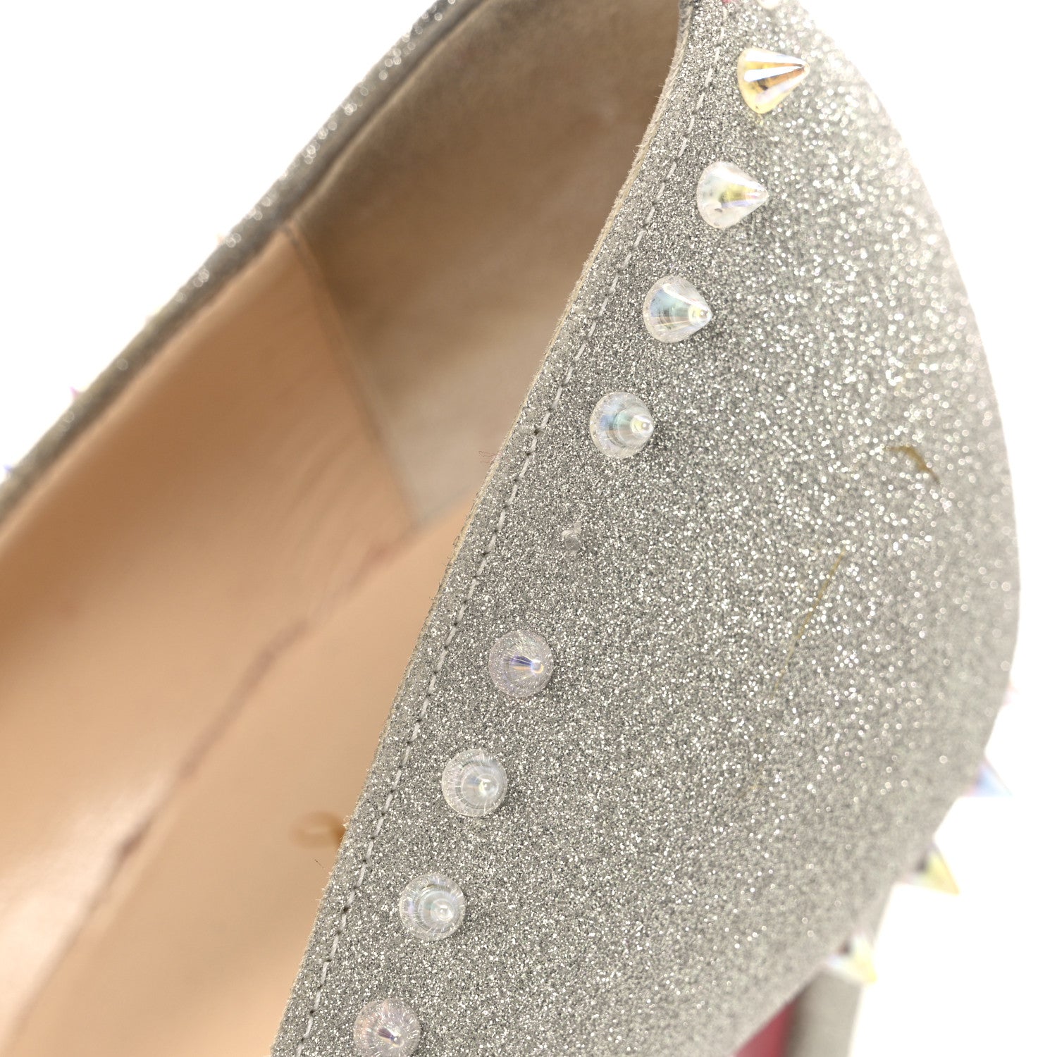 Christian Louboutin Glitter Anjalina 100 Pumps 40.5 Sunset 11 of 12