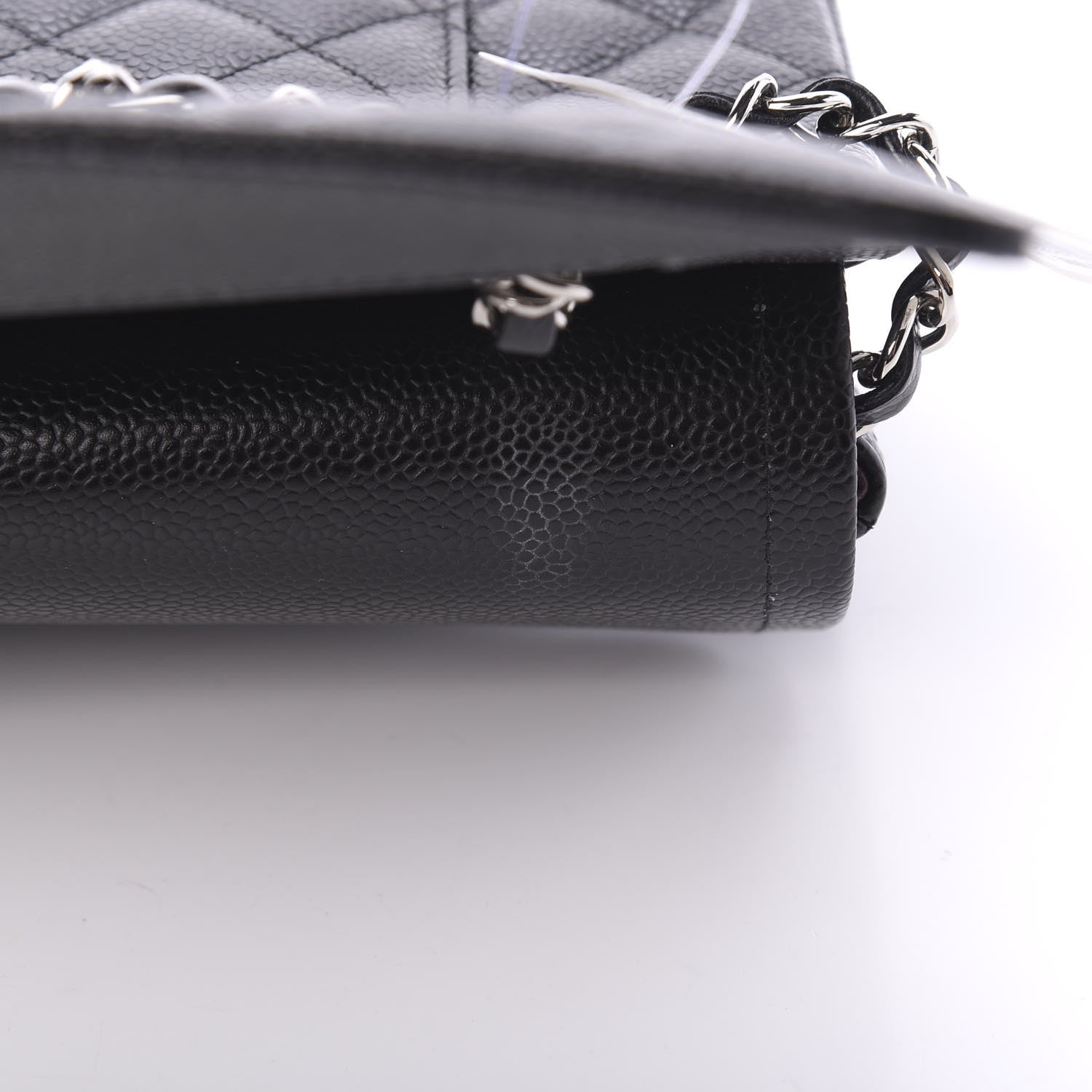 Chanel Caviar Quilted Medium Double Flap Black 11 of 13