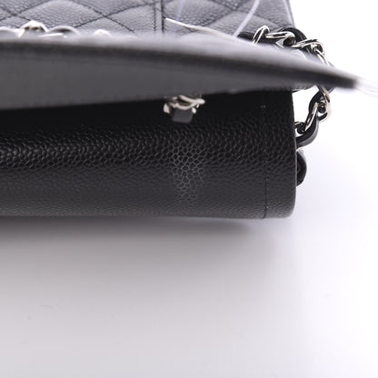 Chanel Caviar Quilted Medium Double Flap Black 11 of 13