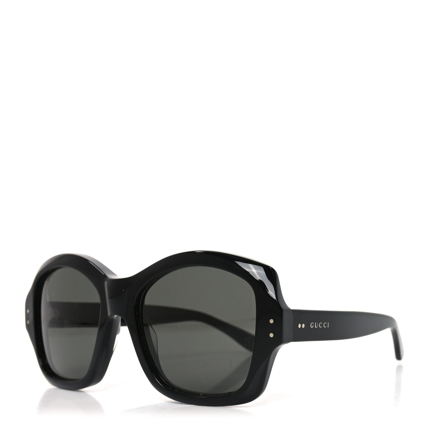 Gucci Acetate Rectangle Frame Sunglasses GG0624S Black 1 of 7